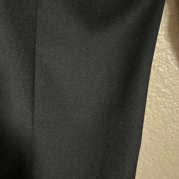 Brooks Brothers Red Fleece Wool Blend Pants Black Tux Trousers Straight Leg Sz 4 - Picture 6 of 8